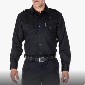 5.11® Tactical Twill PDU® Class B Shirt 18-18.5 36-37 Sz 2XL Law Enforcement